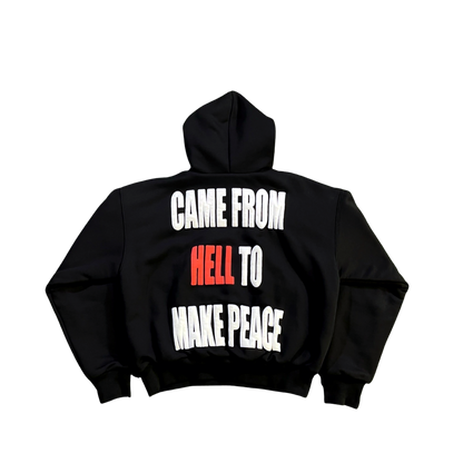 "FROM HELL" SPIKED PULLOVER